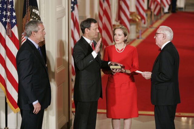 Swearing-in of Chief Justice John Roberts