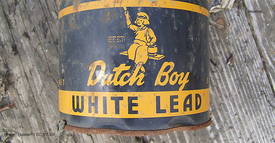 DutchBoy lead-based paint can