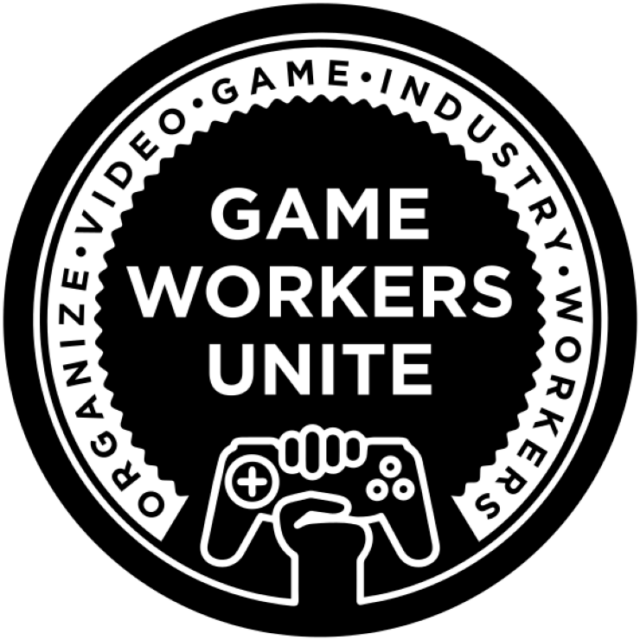 Logo of the video game labor rights group Game Workers Unite.