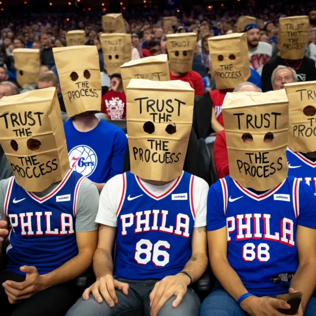 Trust the Process 76ers fans